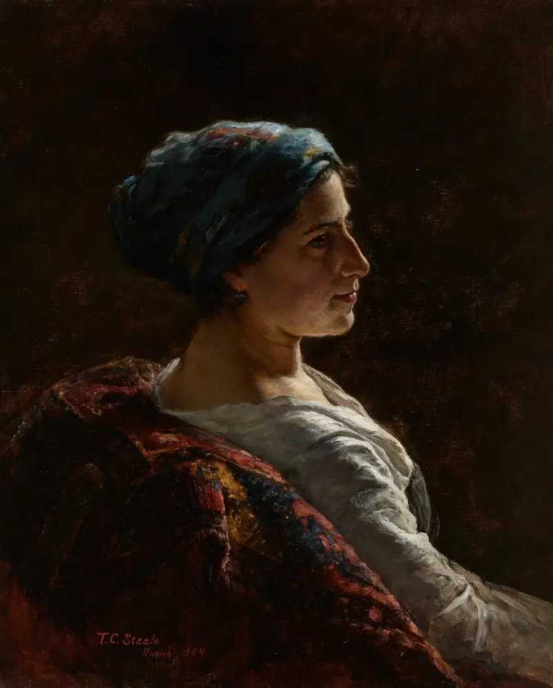 Modela z Monachium, Theodore Clement Steele