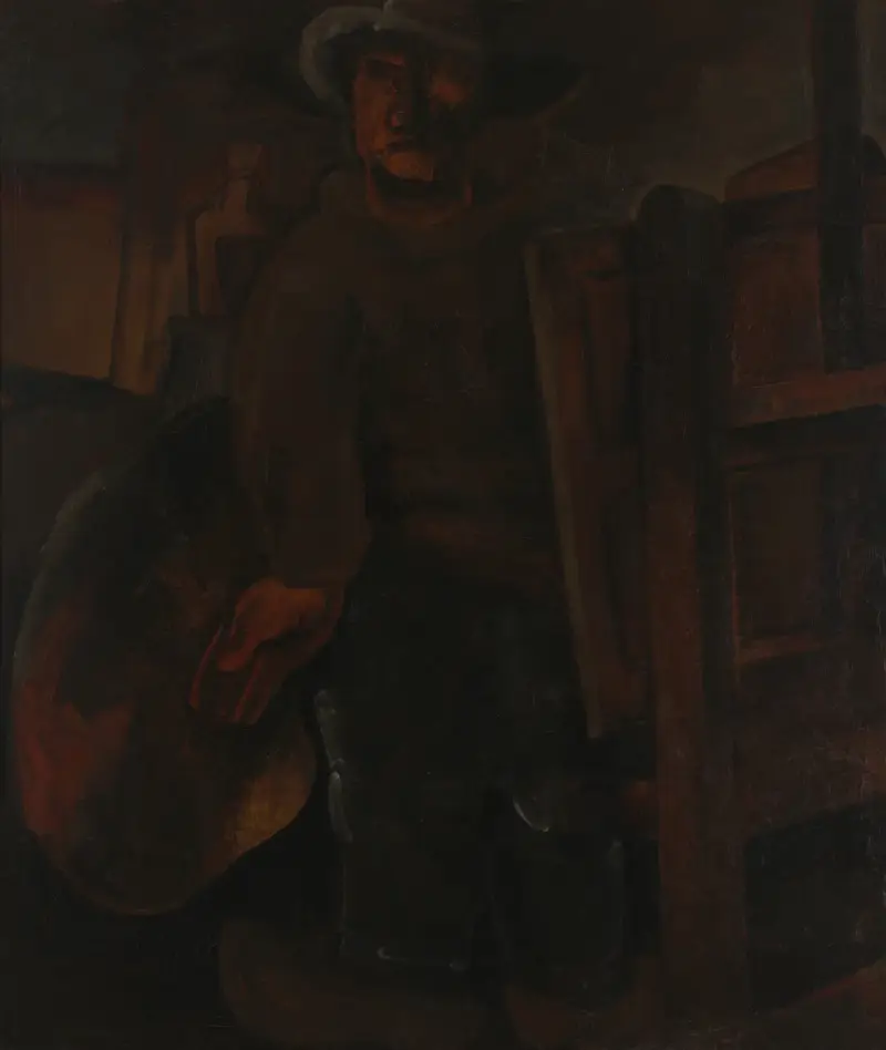 Selbstporträt von Constant Permeke