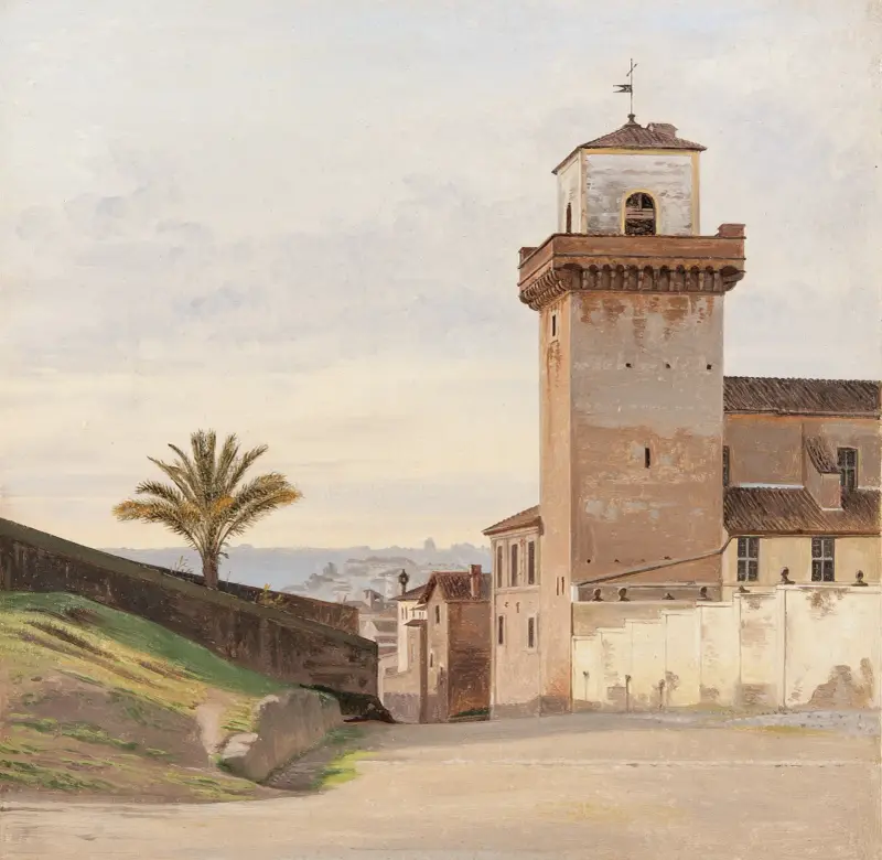 Kyrkan San Pietro in Vincoli, Rom av Constantin Hansen