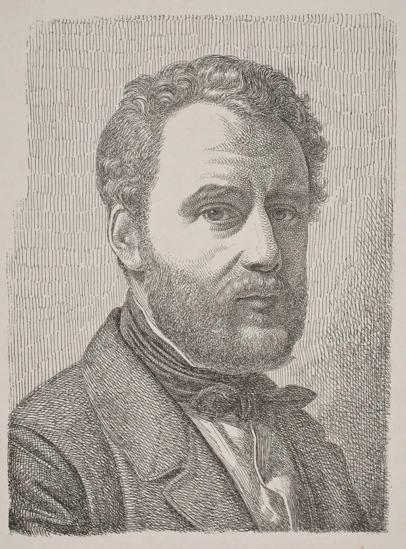 Portret Wilhelma Marstranda, 1851 – Nr. 2, Constantin Hansen