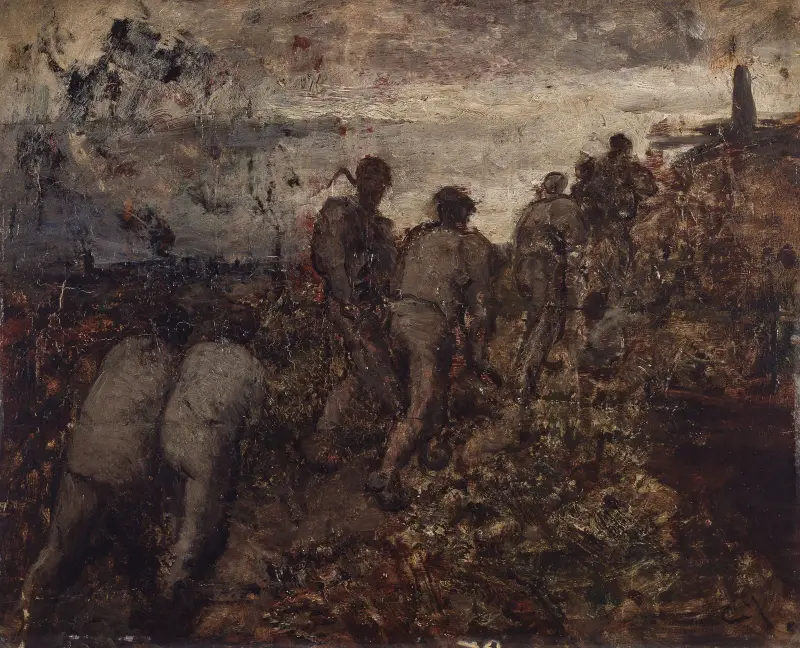 Calvary av Constantin Meunier