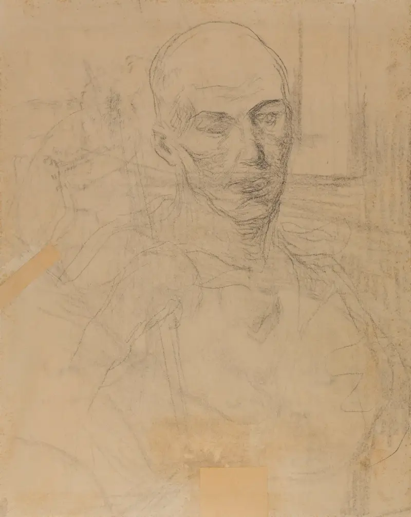 Male Torso av Constantin Meunier