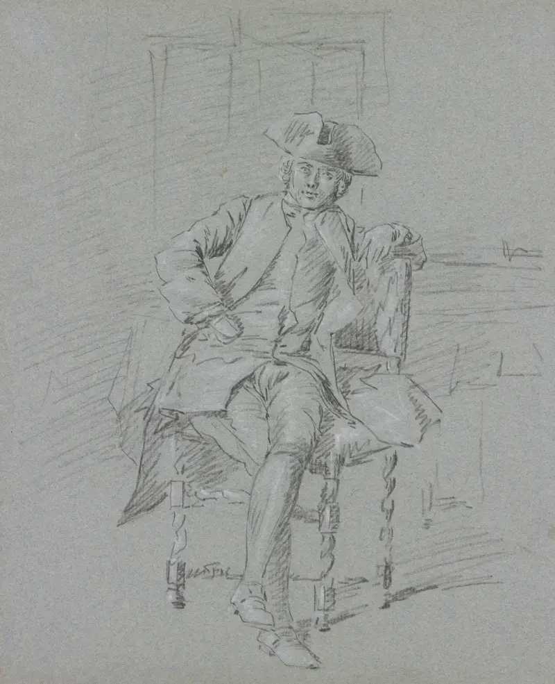 Siedzący kawaler, Cornelis Troost