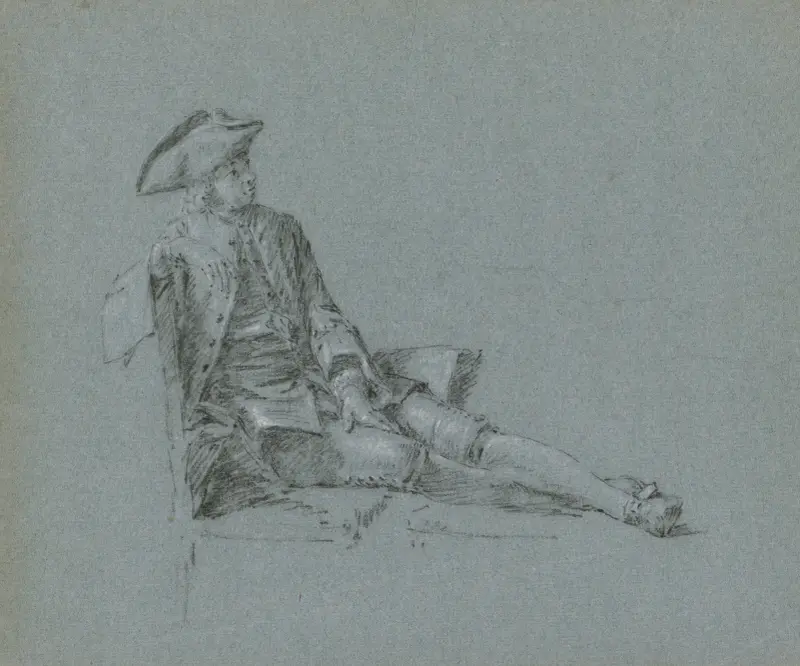 Kawaler na szezlongu, Cornelis Troost