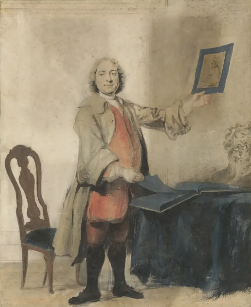 Bildnis von Cornelis Bouman von Cornelis Troost