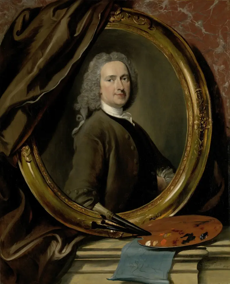 Self-portrait, 1739 av Cornelis Troost