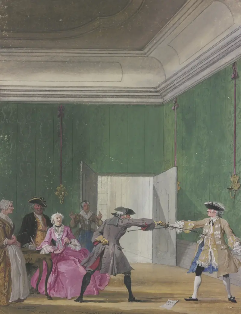 The ridiculous squire av Cornelis Troost