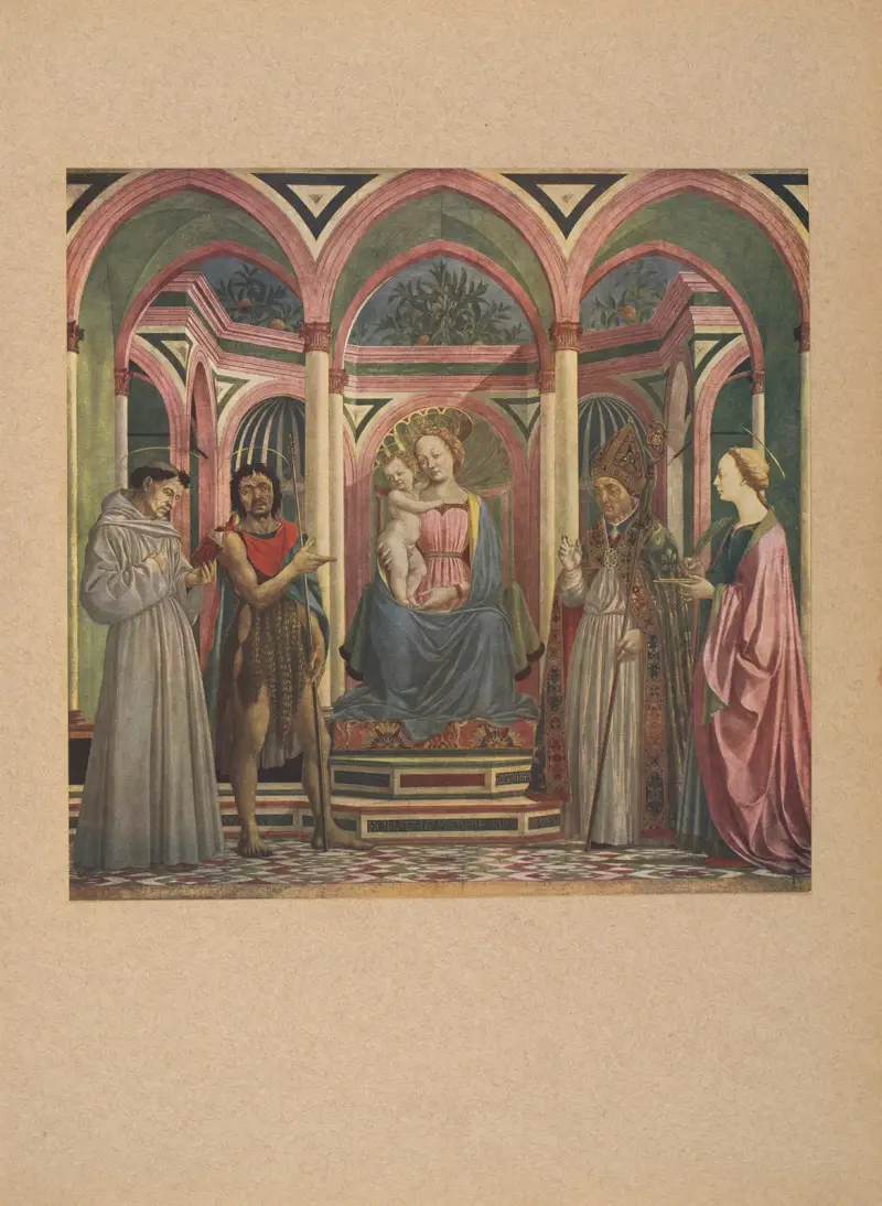 Domenico Veneziano, Madonna med barnet och helgon av Corrado Ricci
