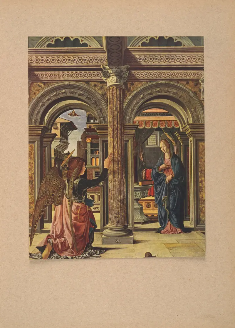 Francesco del Cossa, Bebådelsen av Corrado Ricci