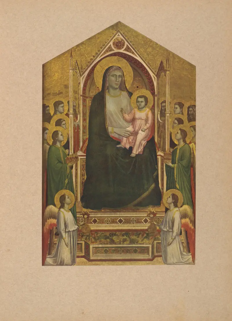 Giotto, Madonna med barnet och änglar av Corrado Ricci