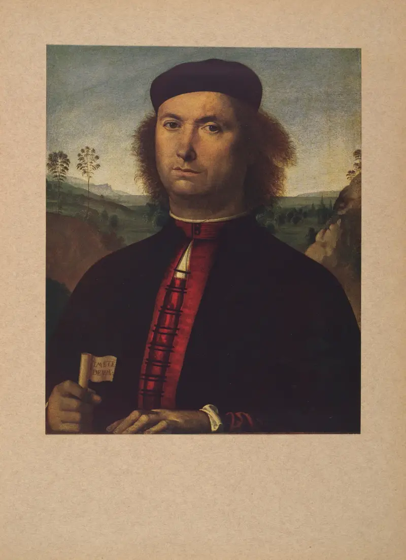 Perugino, Porträtt av Francesco delle Opere av Corrado Ricci