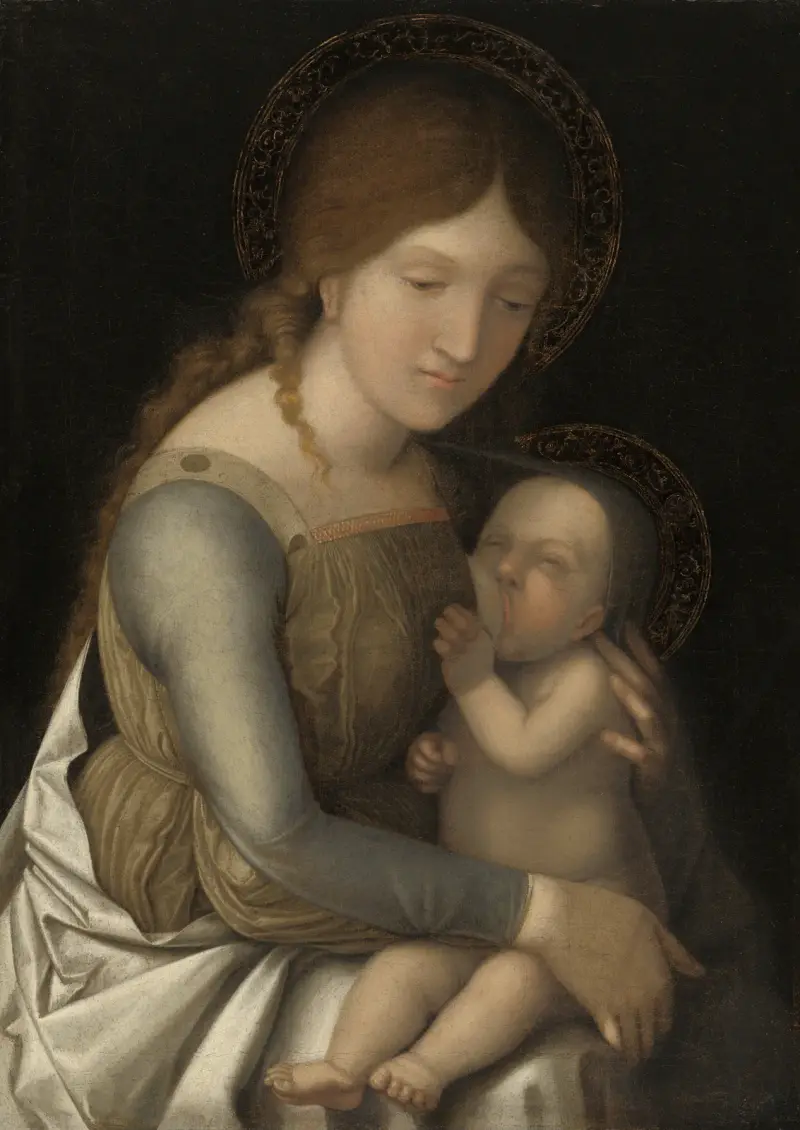 Madona s dítětem, Correggio