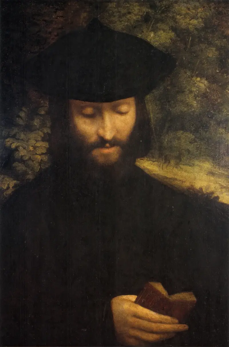 Portrait of a Man with a Book av Correggio
