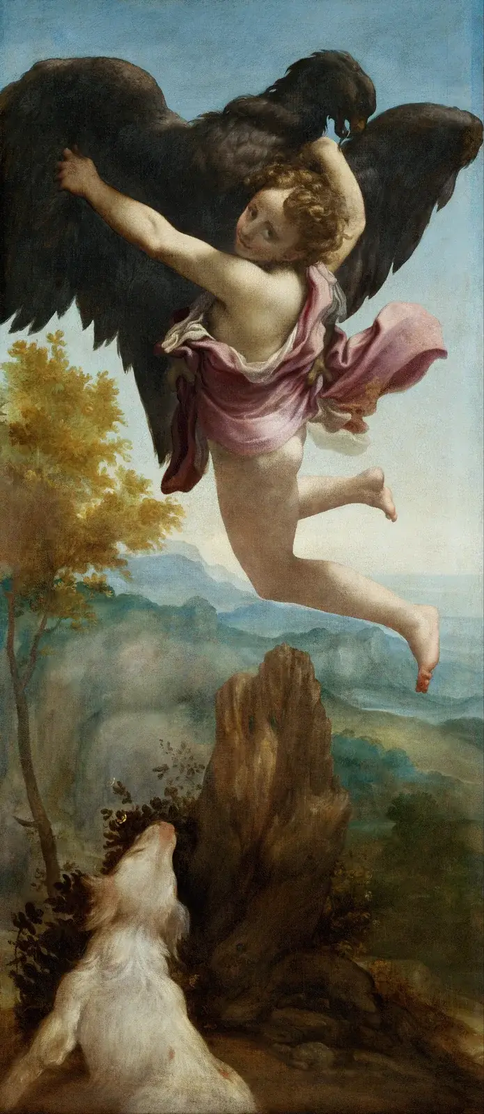 Porwanie Ganimedesa, Correggio