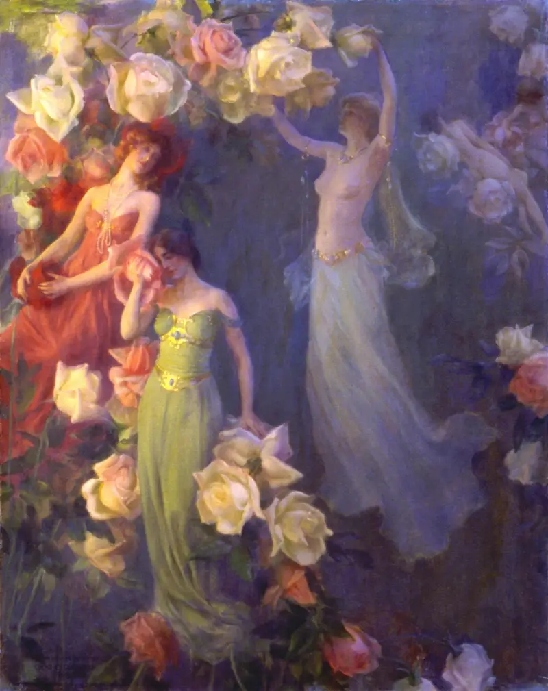 The Perfume of Roses av Charles Courtney Curran