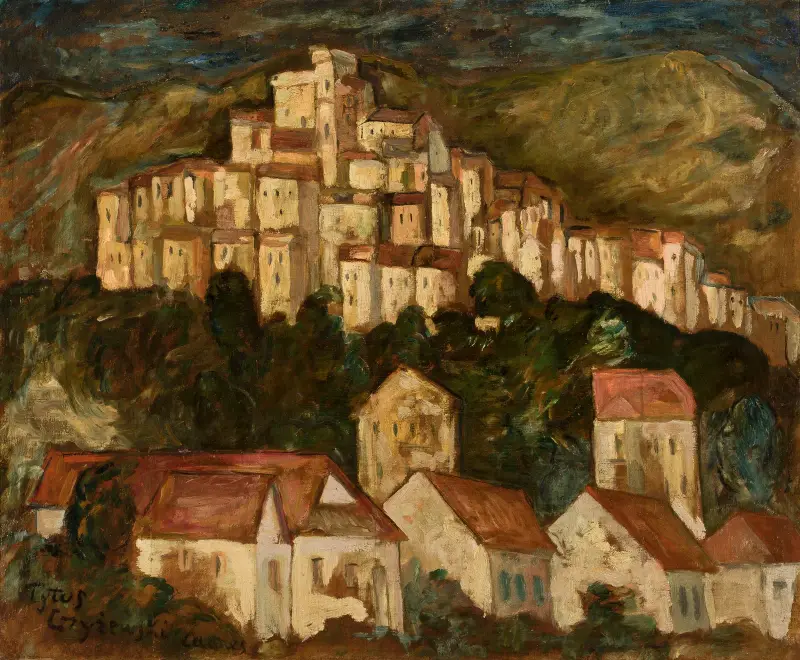 Landschaft von Cagnes von Tytus Czyżewski