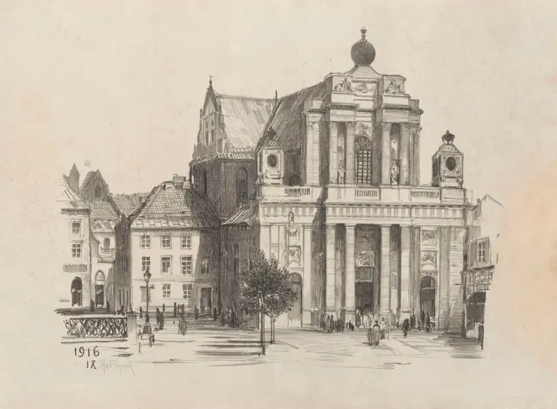 Carmelite Church. av Feliks Jabłczyński