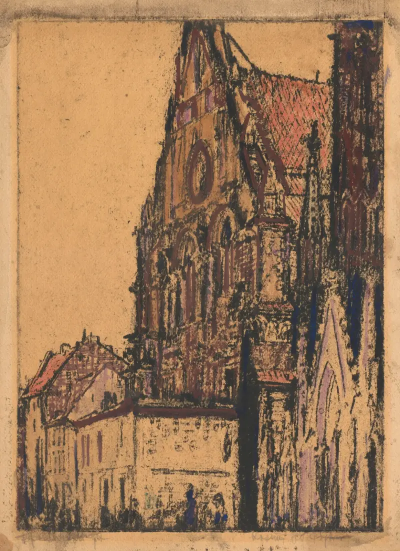 Die Piaristenkirche in Warschau von Feliks Jabłczyński