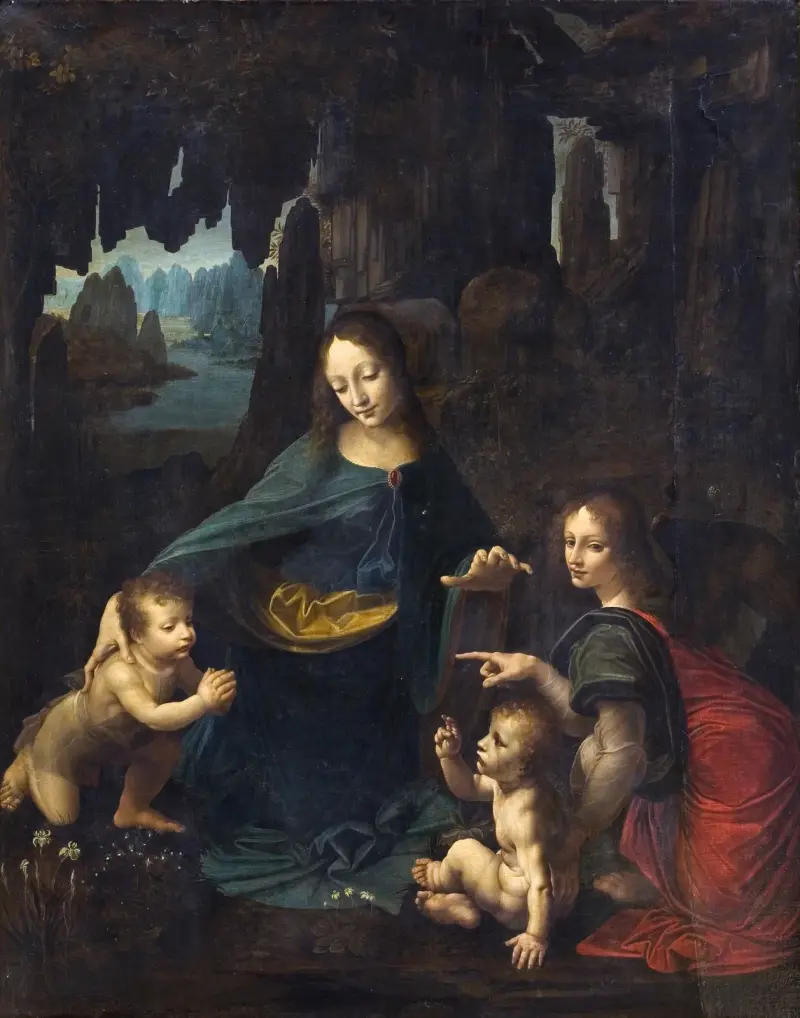 Die Felsengrottenmadonna von Leonardo da Vinci