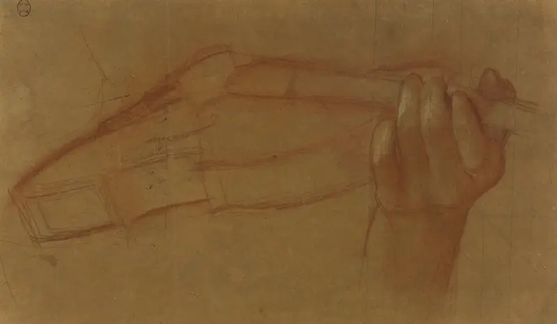 Main et violon av Pascal-Adolphe-Jean Dagnan-Bouveret