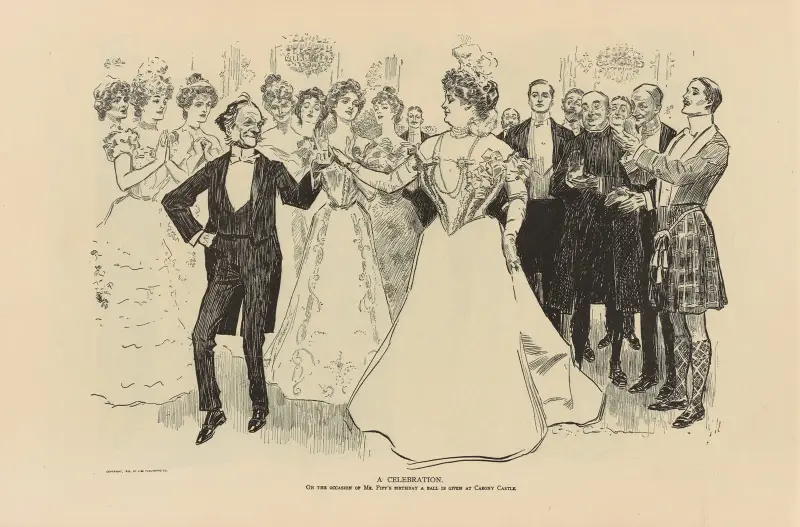 Świętowanie, Charles Dana Gibson