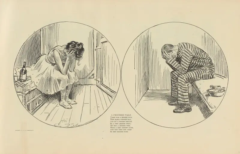 A crooked tale av Charles Dana Gibson
