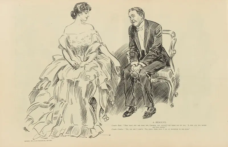 Ein Entschluss von Charles Dana Gibson