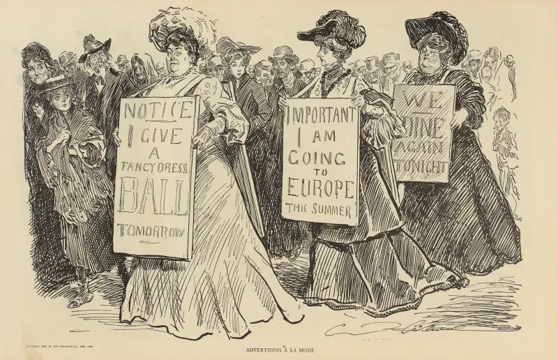 Advertising a la mode von Charles Dana Gibson