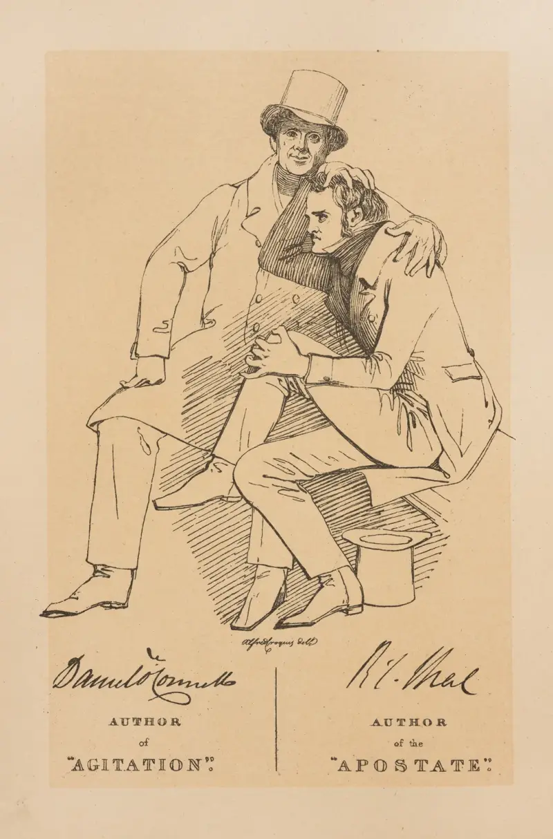 Daniel O’Connell, autor „Agitation”; R.L. Shiel, autor „Apostate”, Daniel Maclise