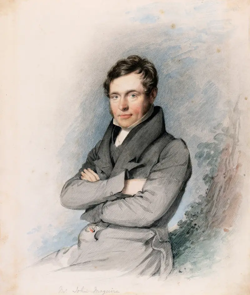 Porträtt av John Maguire av Daniel Maclise