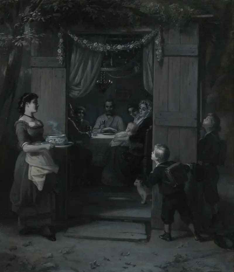 Sukot (Svátek stánků), Moritz Daniel Oppenheim
