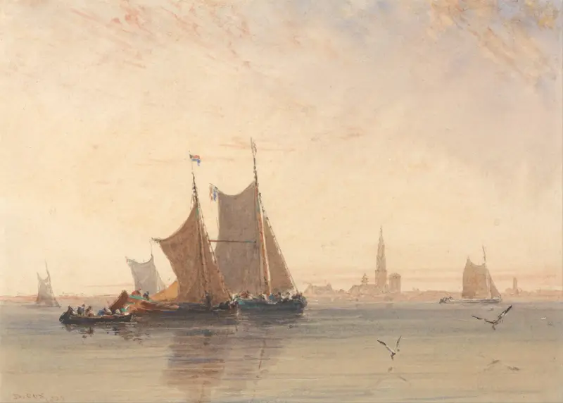 Antwerpen, Morgen von David Cox