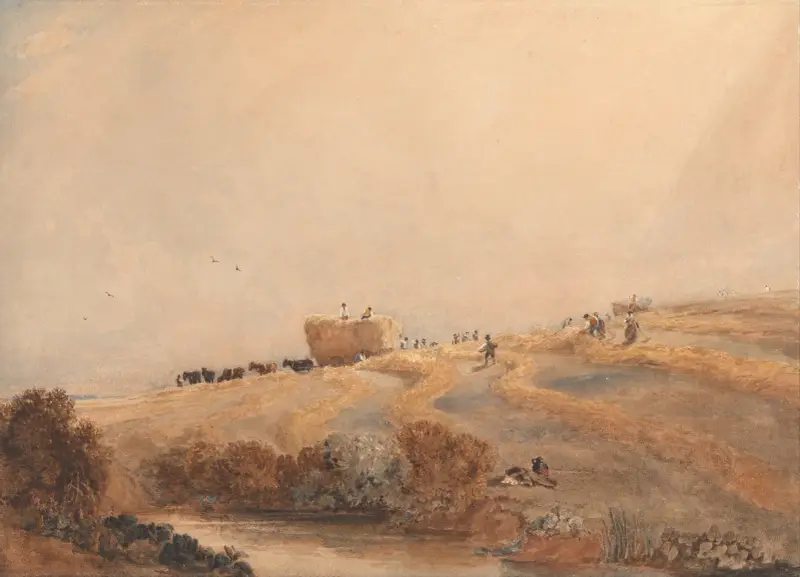 Haymaking av David Cox