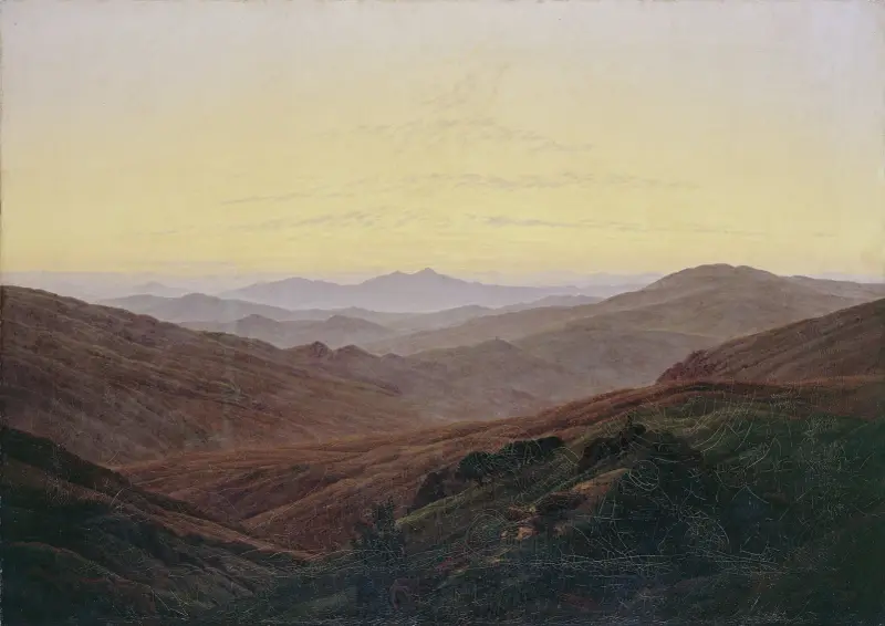 Riesengebirge av Caspar David Friedrich
