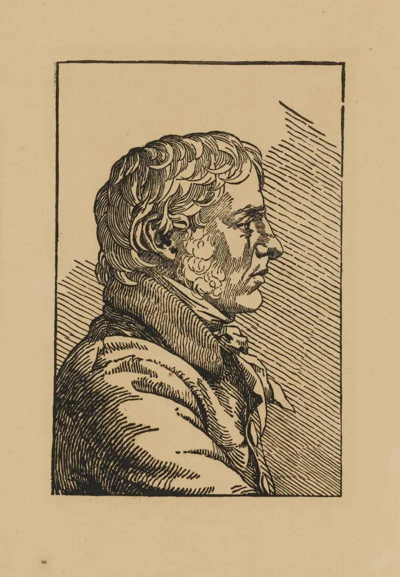 Självporträtt av Caspar David Friedrich