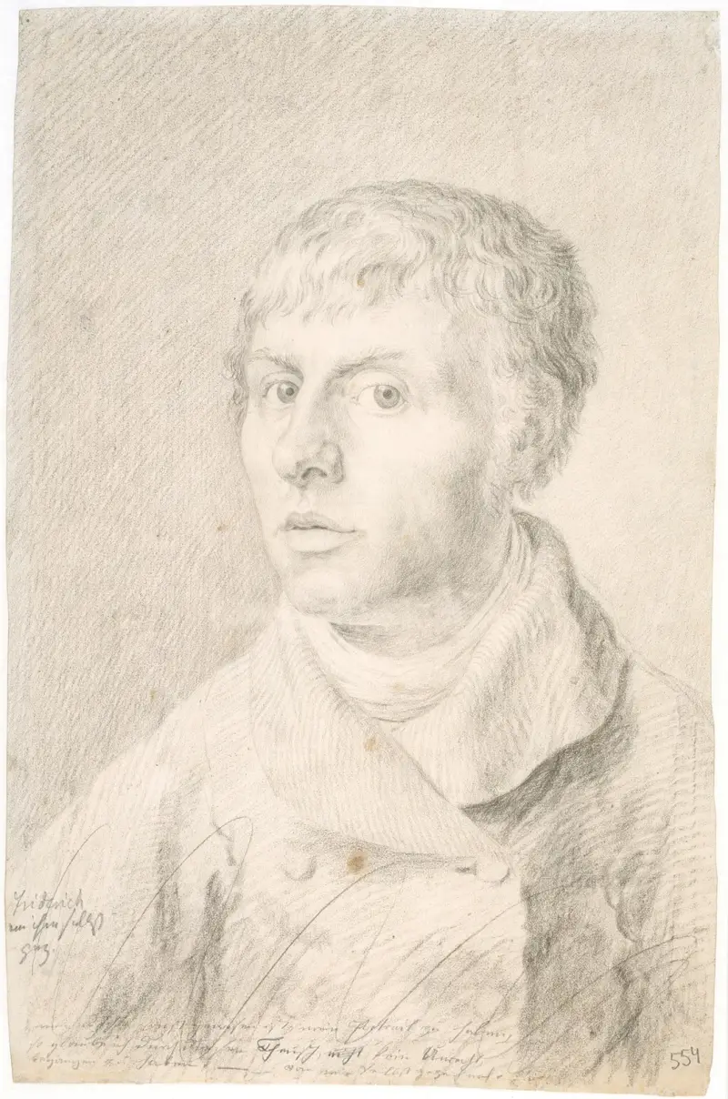 Självporträtt av Caspar David Friedrich