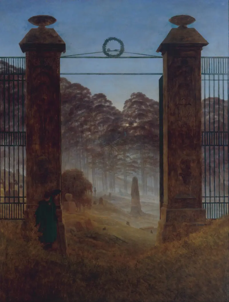 Der Friedhof von Caspar David Friedrich