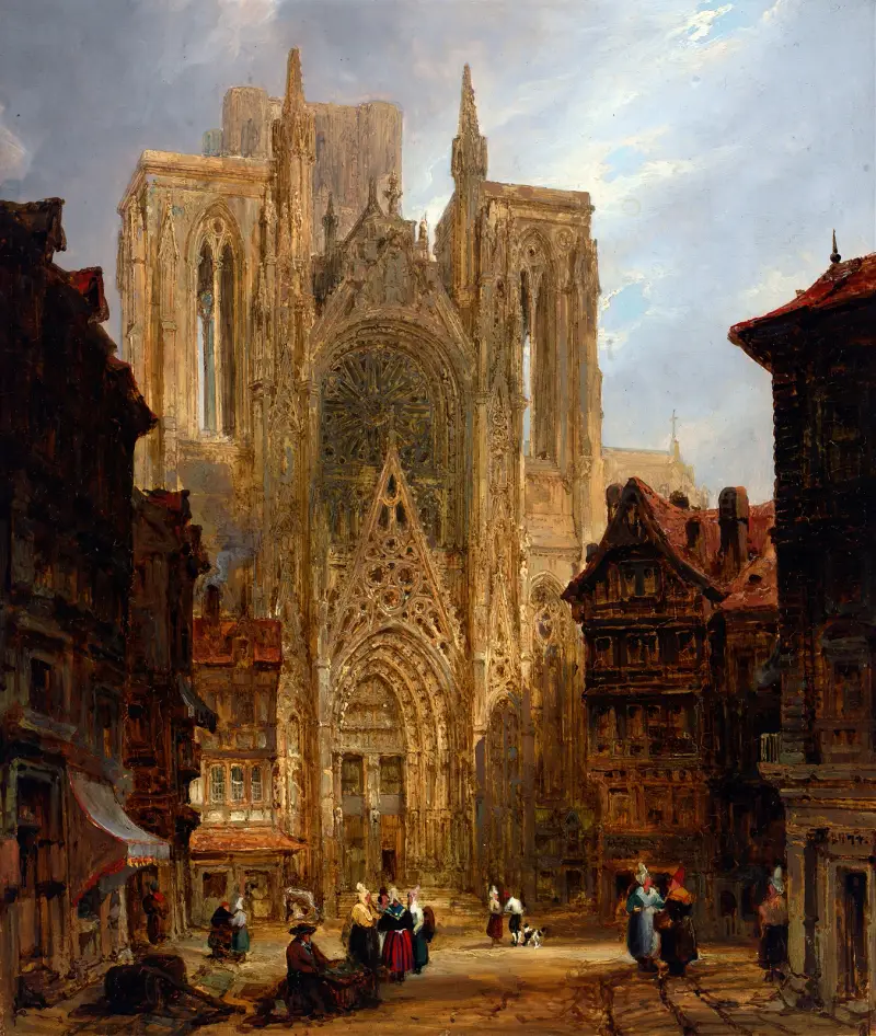 Rouen Cathedral av David Roberts