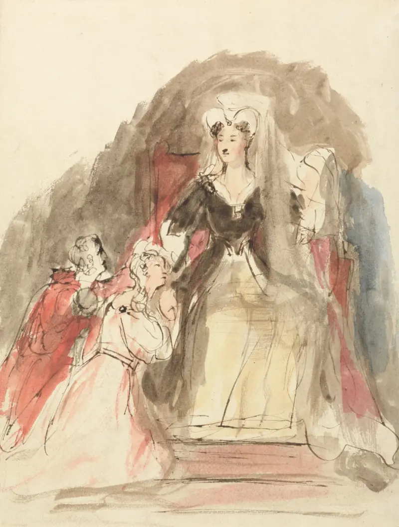 Výjev z „Opatova“, Sir David Wilkie