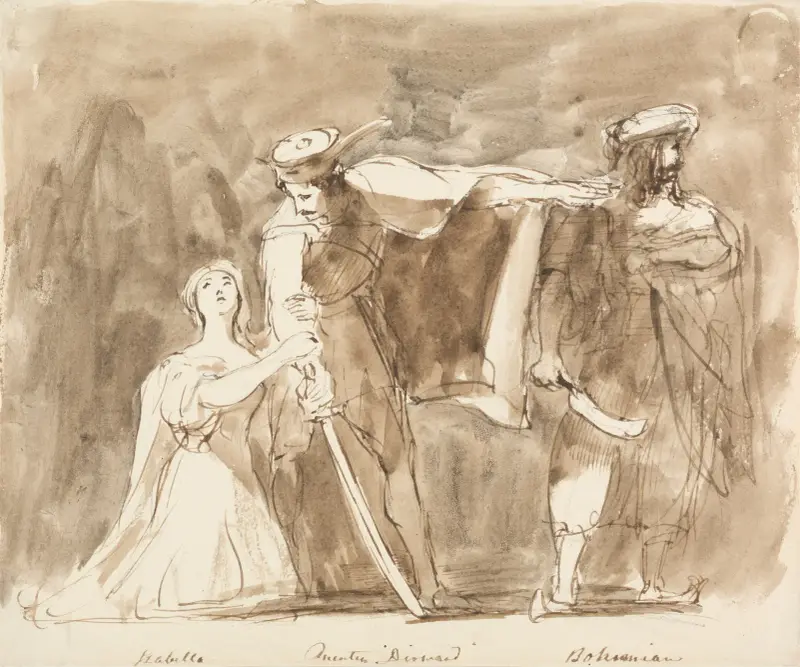 Szene aus Quentin Durward von Sir David Wilkie