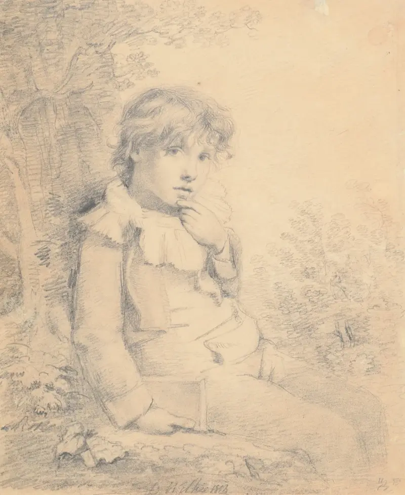 Ohne Titel [Porträt von David Frazer] von Sir David Wilkie