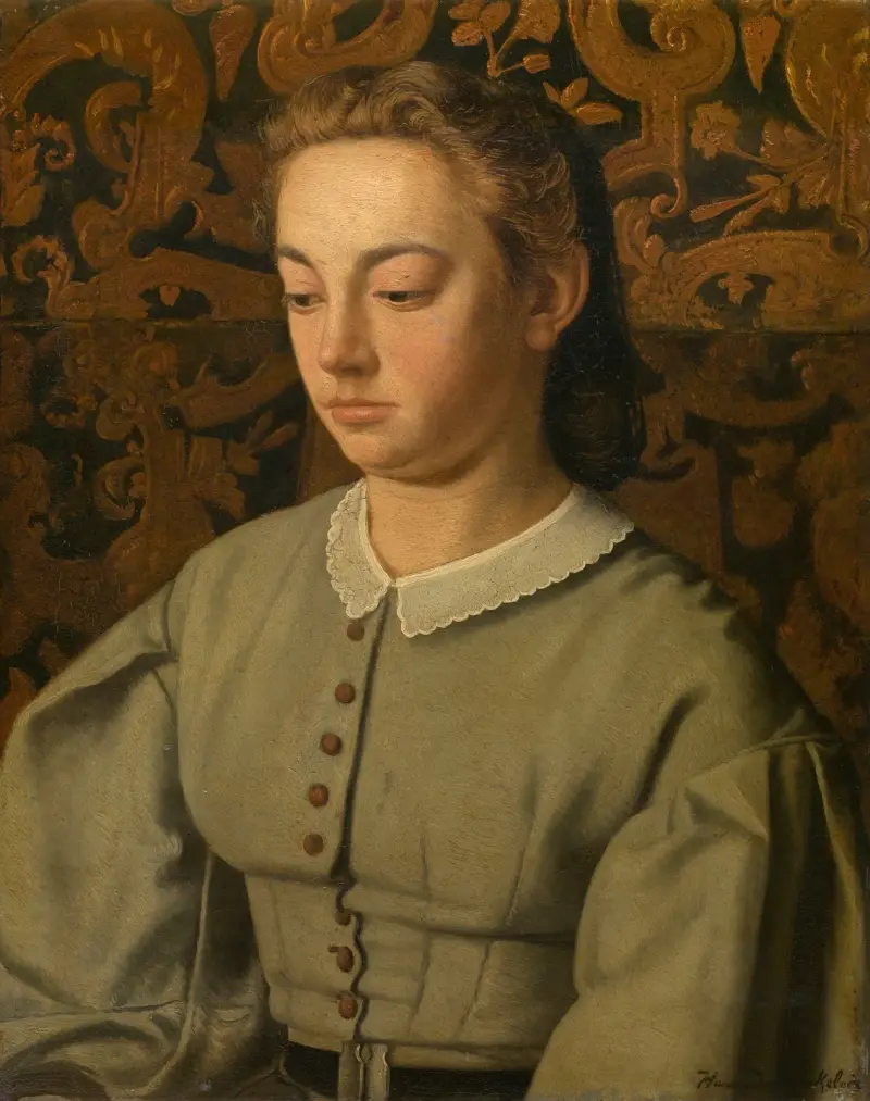 Betsy De Braekeleer, konstnärens syster av Henri de Braekeleer