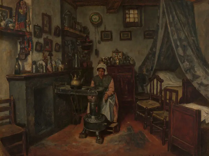 Interieur von Henri de Braekeleer