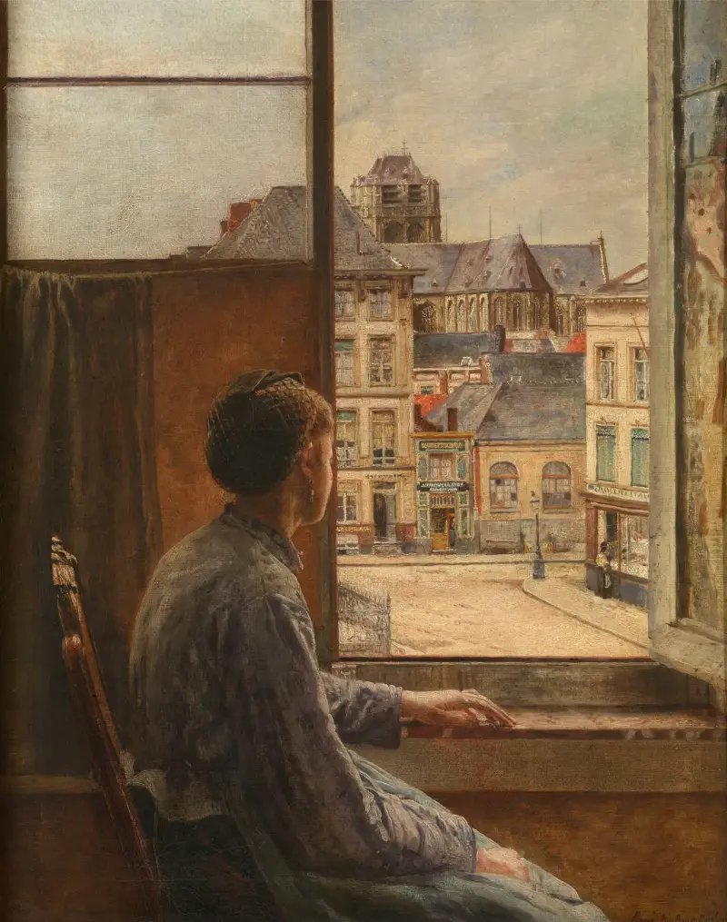 Teniersplaats i Antwerpen av Henri de Braekeleer