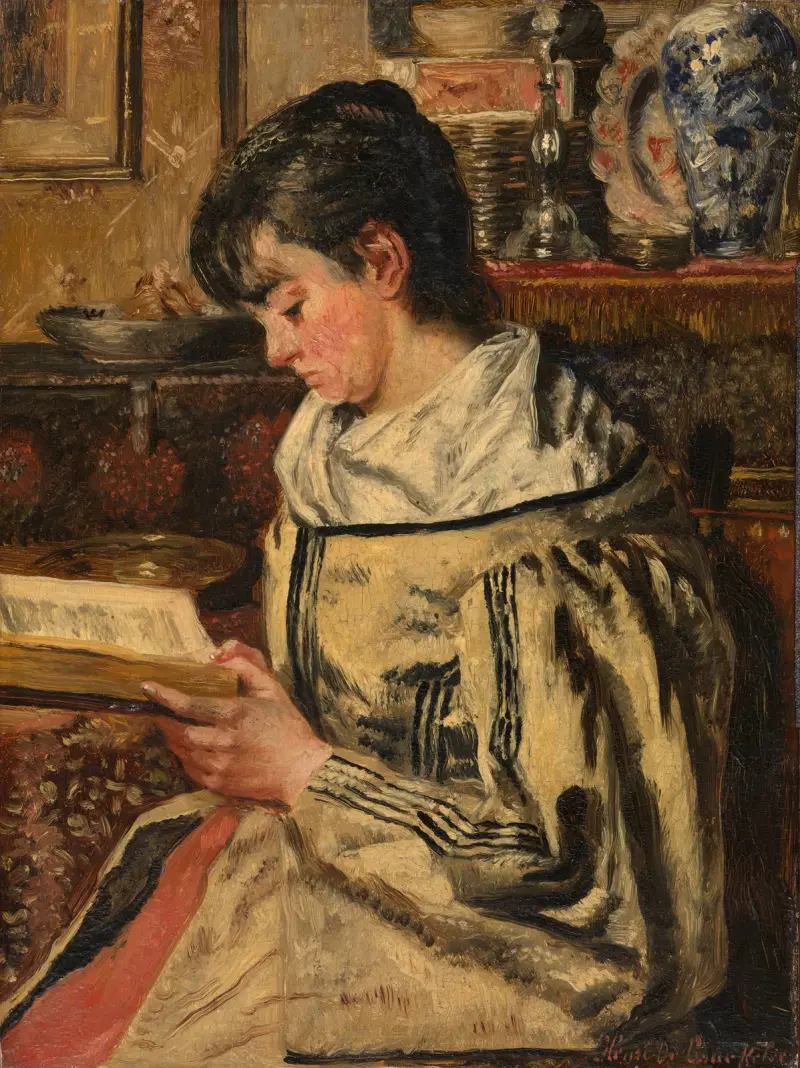 Čtoucí žena, 1881 – Nr. 1, Henri de Braekeleer