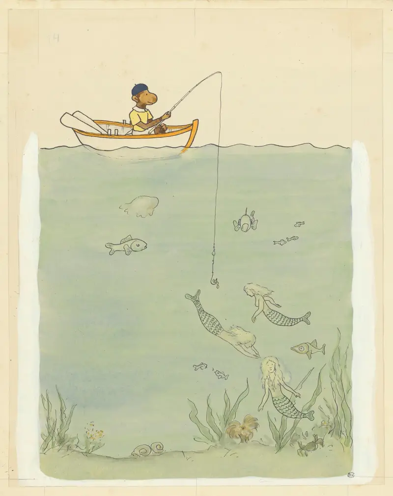 Zéphirs Ferien Taf. 10 von Jean de Brunhoff