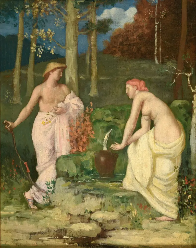 Die Quelle von Pierre Puvis de Chavannes