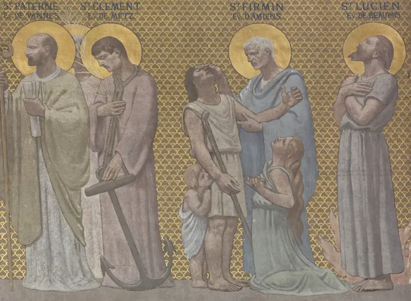 Procesja świętych męczenników 2, Pierre Puvis de Chavannes
