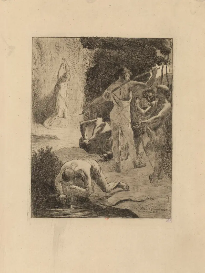 Svatý Šebestián, Pierre Puvis de Chavannes