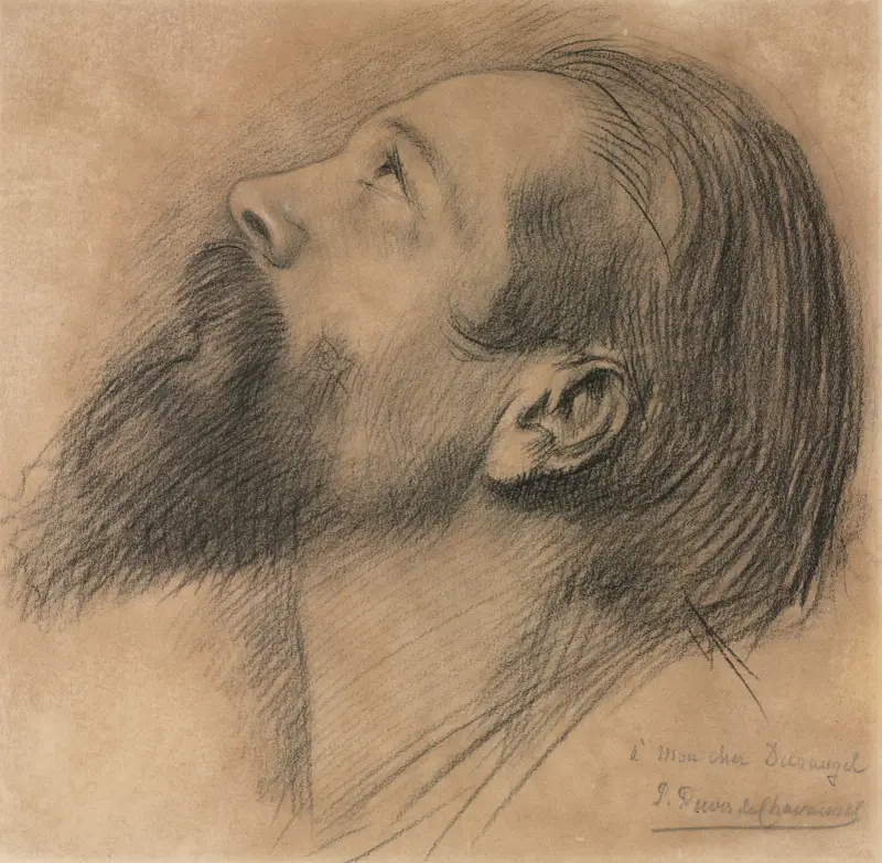 Studie för frisen i Sainte-Geneviève av Pierre Puvis de Chavannes